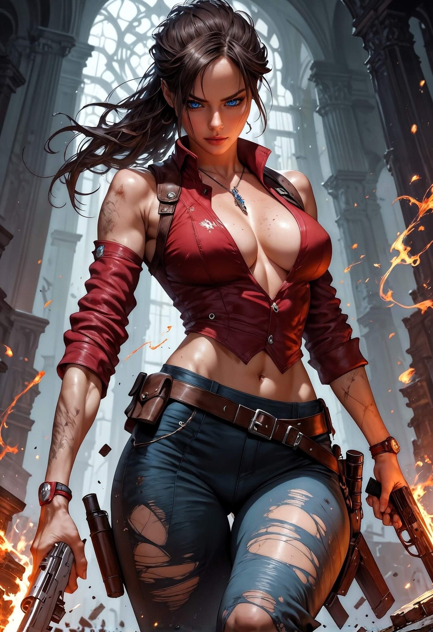 Resident Evil 2-Claire-Redfield